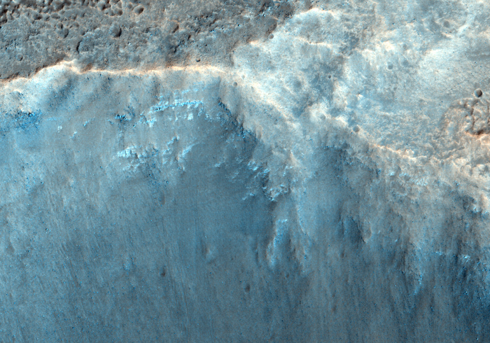 A Crater Superposed on Chaotic Terrain Near the Head of a Dao Vallis ...