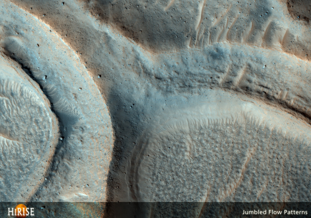 Jumble Flow Process Jumbled Flow Patterns | Mars From Space