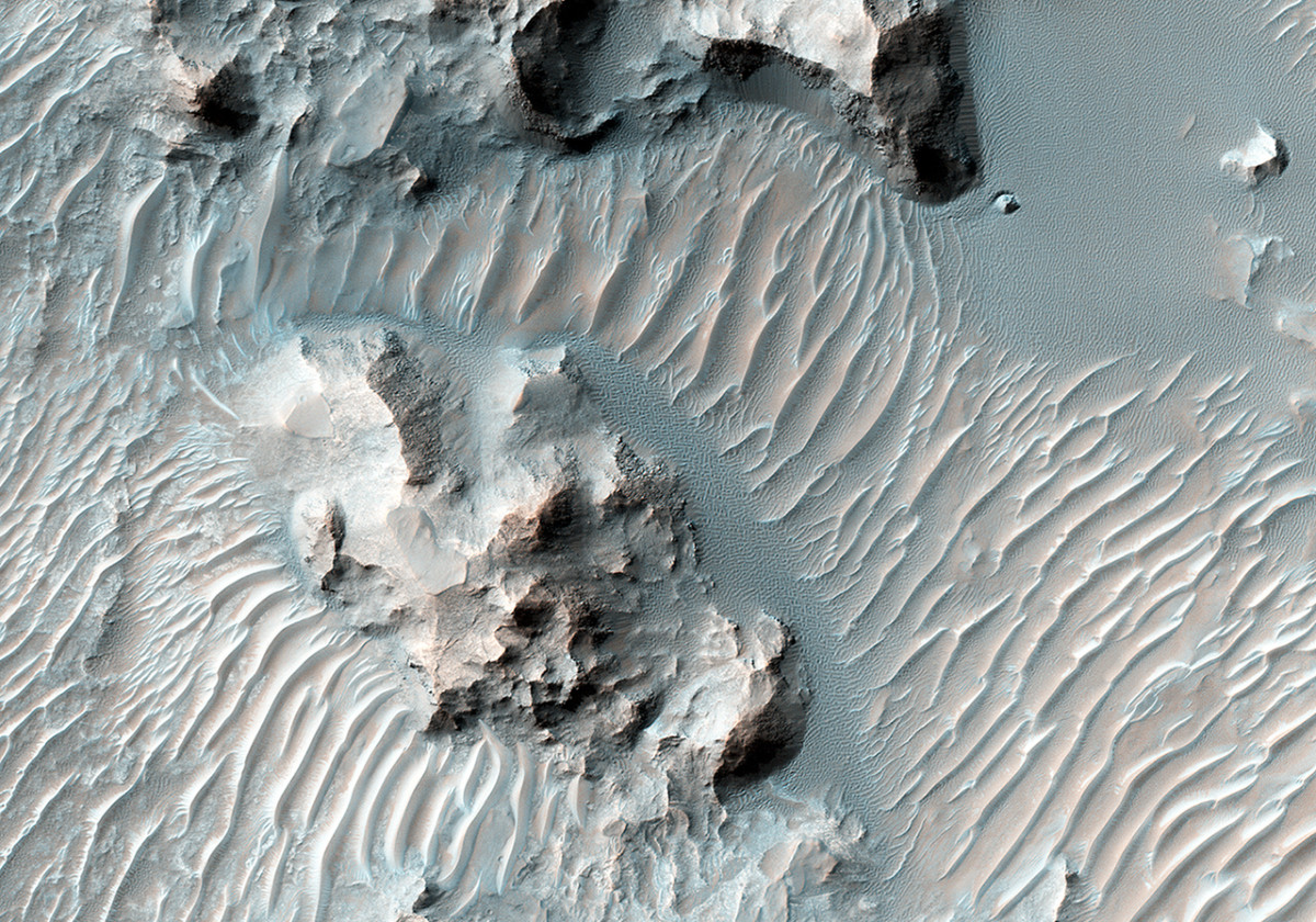 Erosion and Deposition in Schaeberle Crater Mars From Space